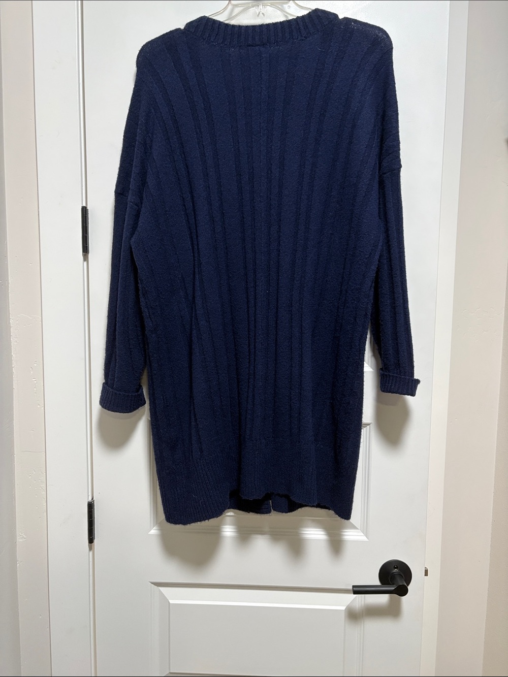 Torrid Navy Ribbed Button-Front Cardigan Sweater - Picture 4 of 5